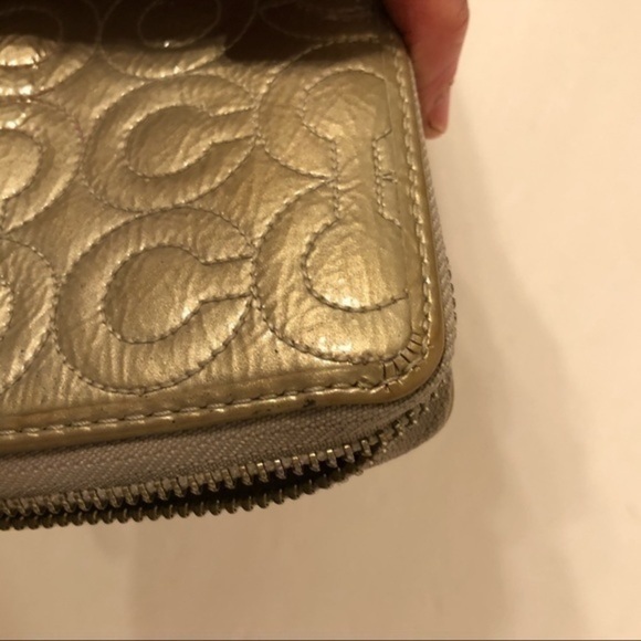 Coach Patent Leather Wallets for Women for sale - eBay COACH patent leather op art c zipper wallet